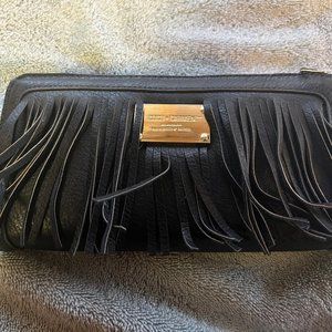 Women's Leather wallet w/ fringe by Coco & Carmen